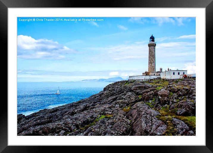  Ardnamurchan Lighthouse Framed Mounted Print by Chris Thaxter