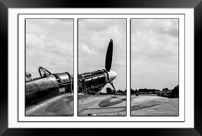  Hawker Hurricane Tryptych Framed Print by Chris Thaxter