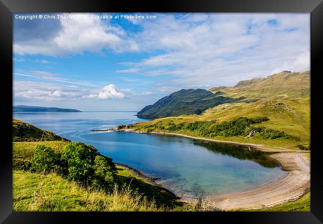  Camas nan Geall 2 Ardnamurchan Scotland Framed Print by Chris Thaxter