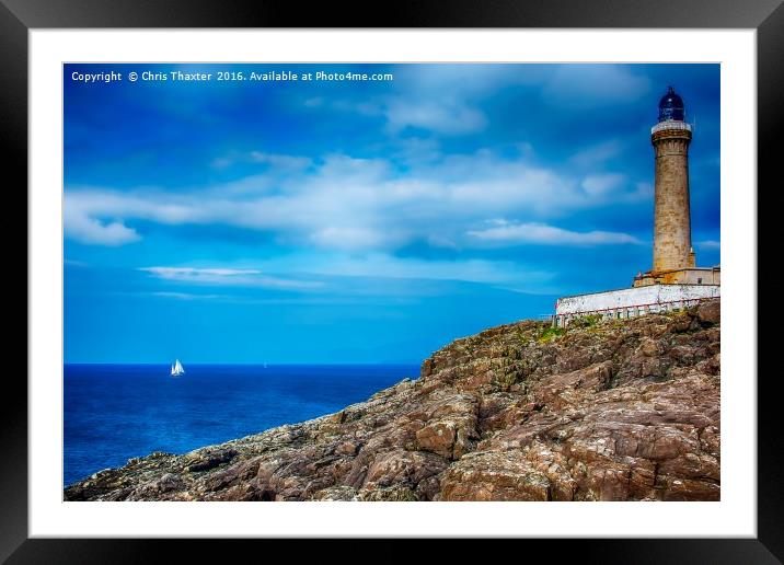 Ardnamurchan Lighthouse 2 Framed Mounted Print by Chris Thaxter