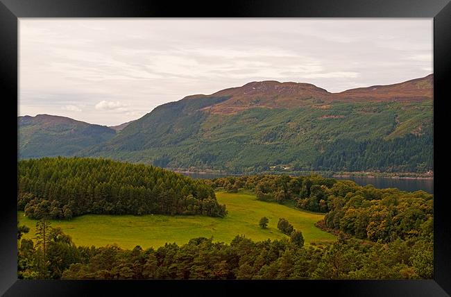 Loch Ness from Falls of Foyers viewpoint Framed Print by Chris Thaxter