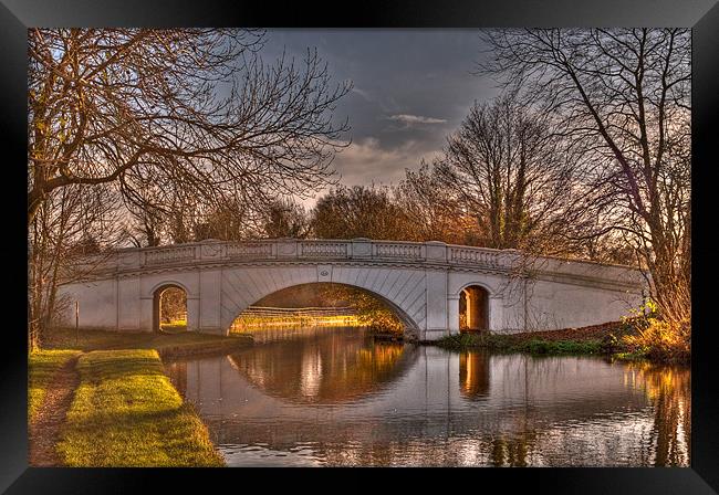 The Grove Bridge No 164 on G U Canal, Watford,  in Framed Print by Chris Thaxter