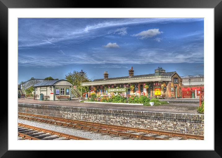 Quainton Road Railway Station Framed Mounted Print by Chris Thaxter