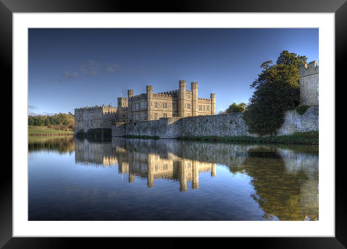 Leeds Castle Reflections 2 Framed Mounted Print by Chris Thaxter
