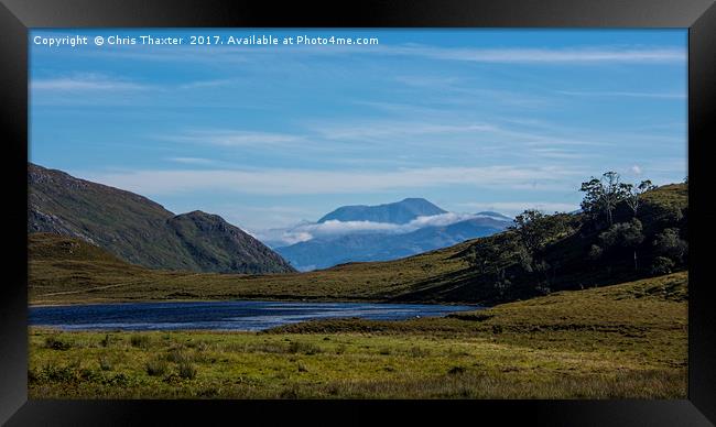 View of Ben Nevis Framed Print by Chris Thaxter