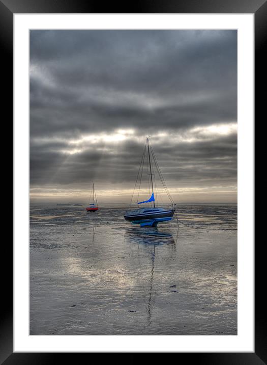 High and Dry Yachts Southend Framed Mounted Print by Chris Thaxter