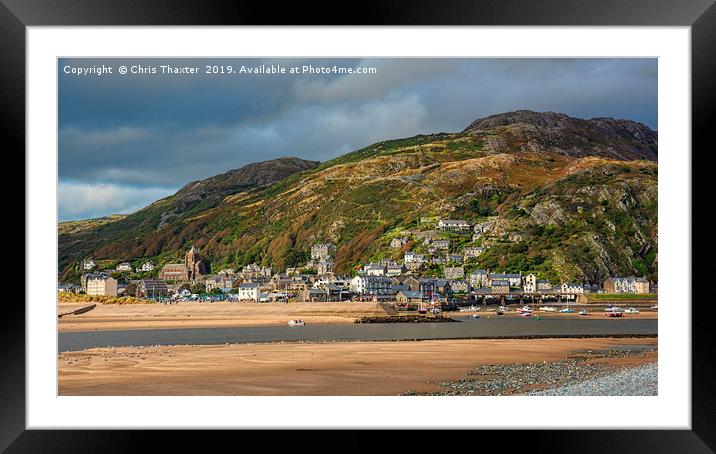 Barmouth Framed Mounted Print by Chris Thaxter