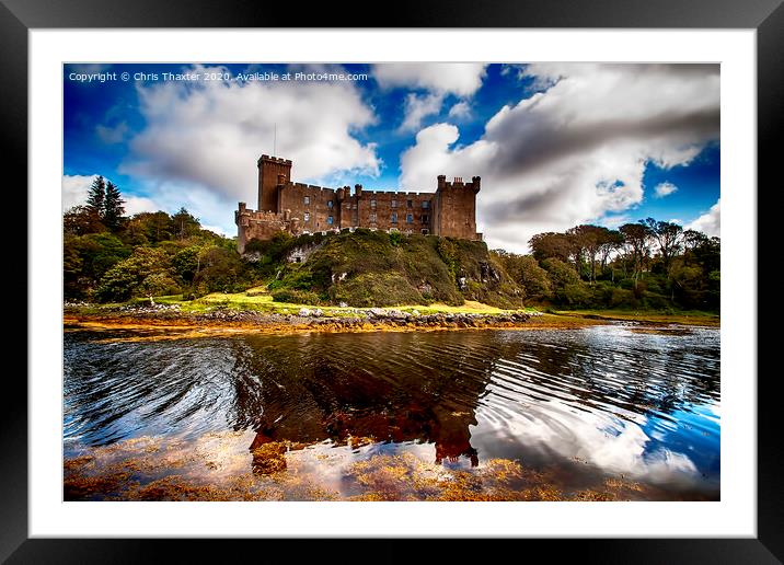 Dunvegan Castle Framed Mounted Print by Chris Thaxter