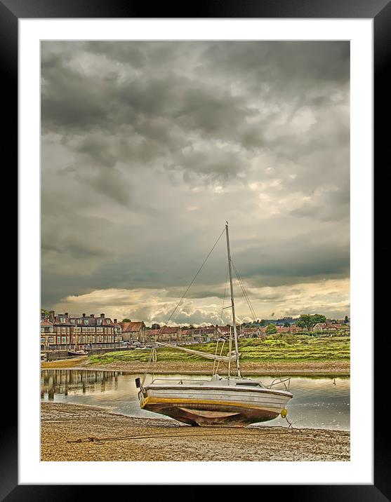Storm Clouds over Blakeney Norfolk Framed Mounted Print by Chris Thaxter