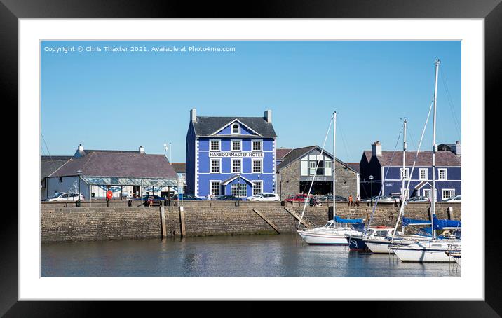 Coastal Charm at Harbourmaster Hotel Framed Mounted Print by Chris Thaxter