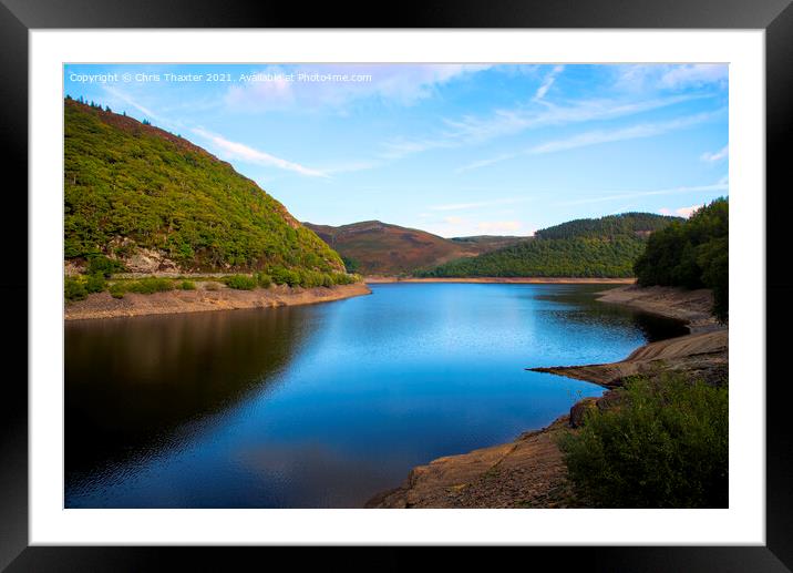 Low Levels Elan Valley Framed Mounted Print by Chris Thaxter