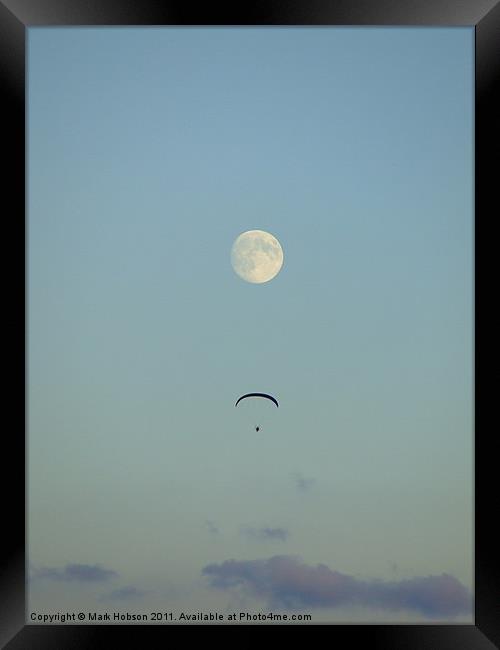Fly Me To The Moon Framed Print by Mark Hobson