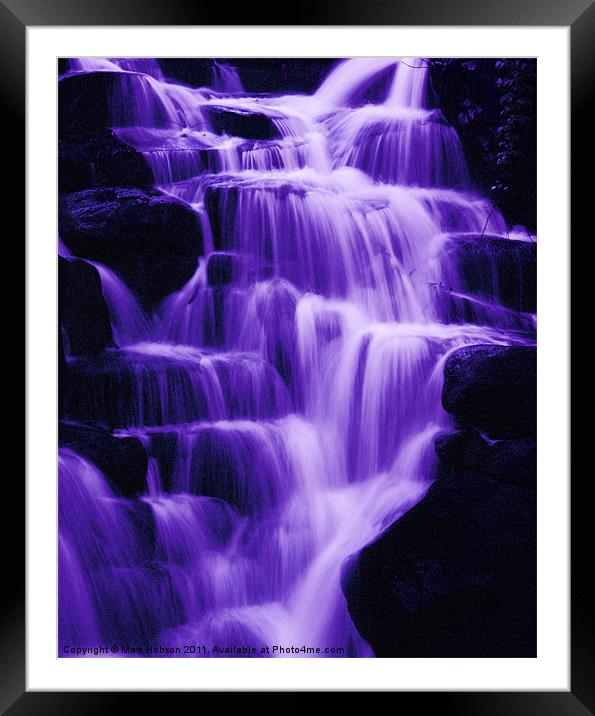 The Falls Framed Mounted Print by Mark Hobson