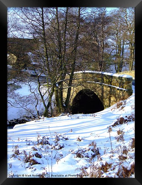 The Stone Bridge Framed Print by Mark Hobson