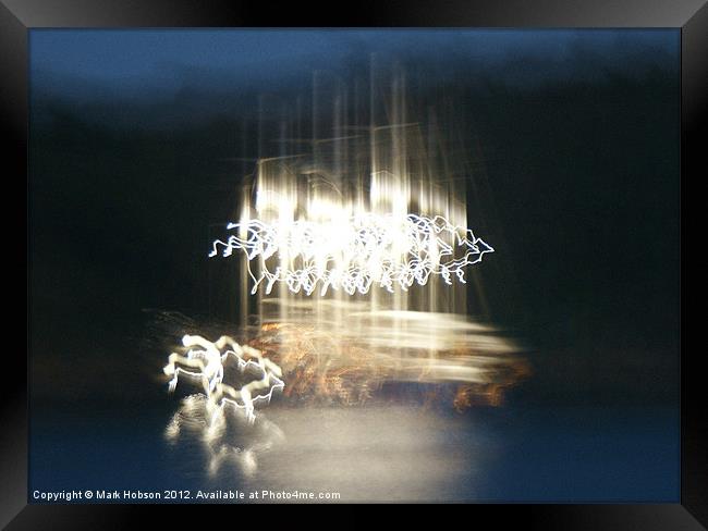 As The Light Dances Framed Print by Mark Hobson