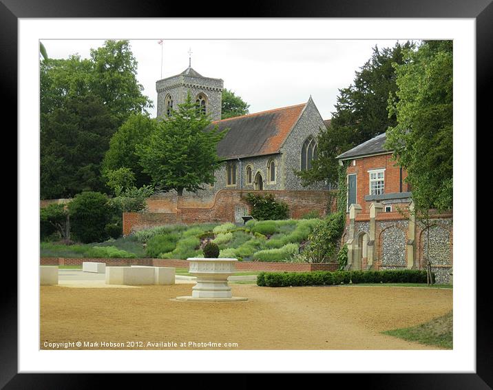Caversham Court Gardens Framed Mounted Print by Mark Hobson