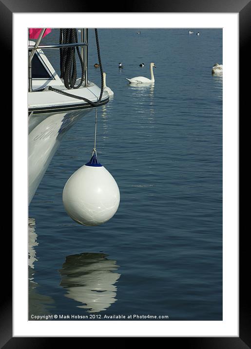 The Water Buoy Framed Mounted Print by Mark Hobson