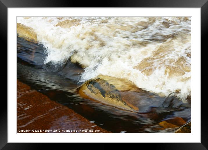 As the River Flows Framed Mounted Print by Mark Hobson