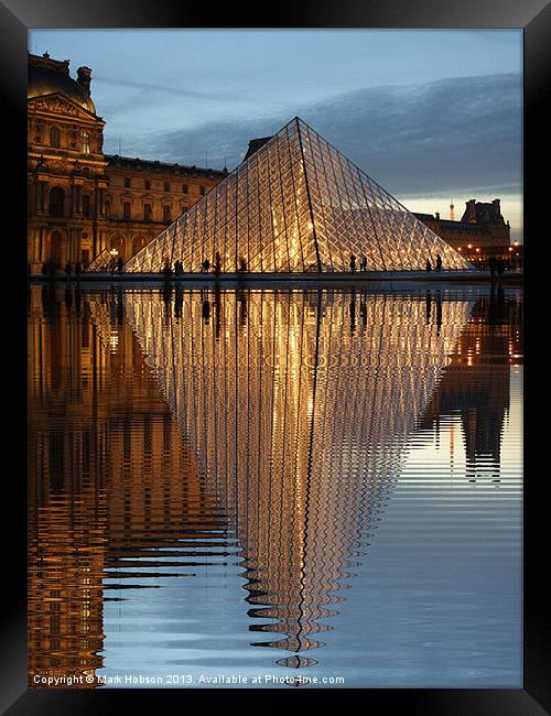 The Louvre Framed Print by Mark Hobson