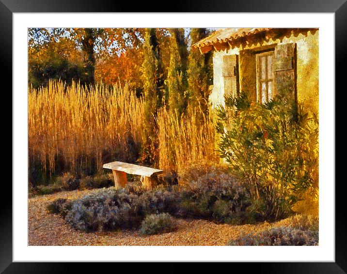 Le Jardin de Vincent 2 Framed Mounted Print by Bel Menpes