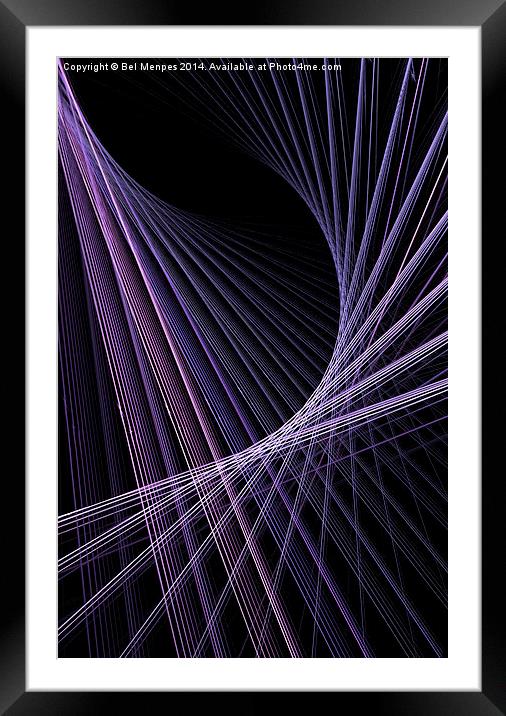 Intricate Web Framed Mounted Print by Bel Menpes