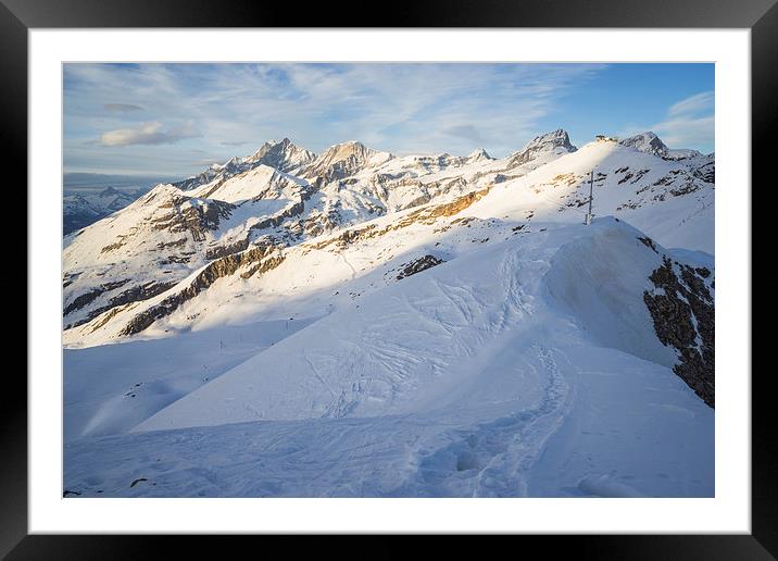 In the midst of 4000m Framed Mounted Print by James Grant