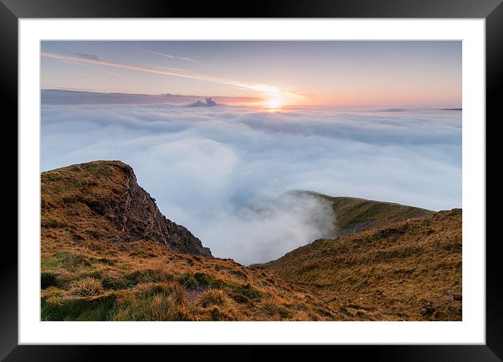  Mam Tor Inversion Framed Mounted Print by James Grant