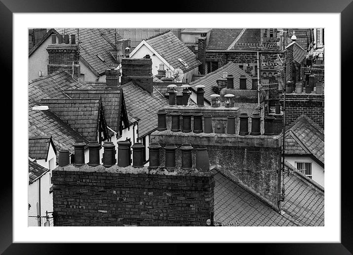  Conwy Chimneys Framed Mounted Print by James Grant