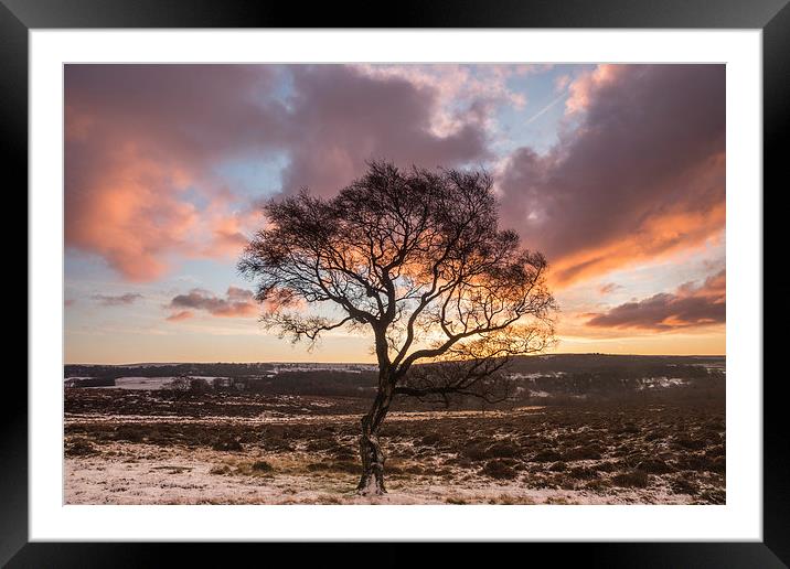  Lawrence Field Sunrise Framed Mounted Print by James Grant