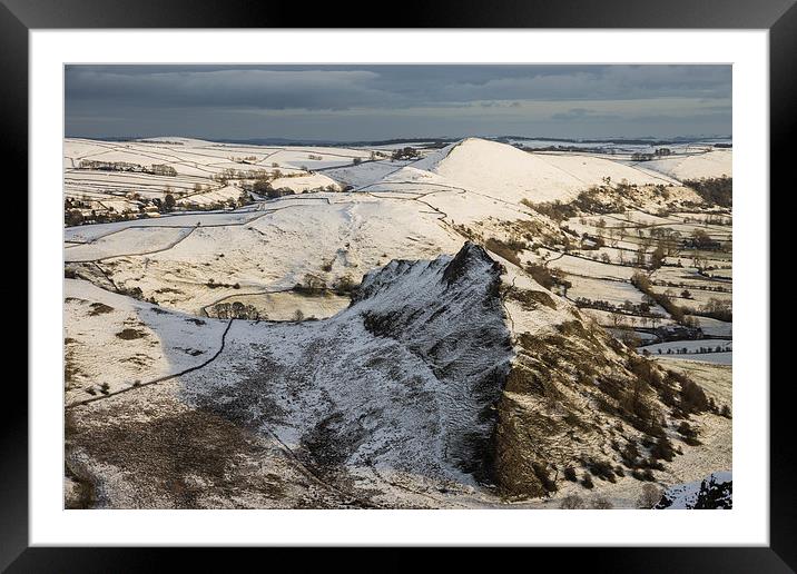  Parkhouse Hill Snow Framed Mounted Print by James Grant