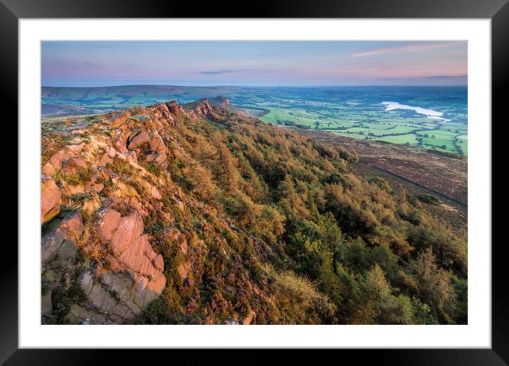  The Roaches Sunset Framed Mounted Print by James Grant