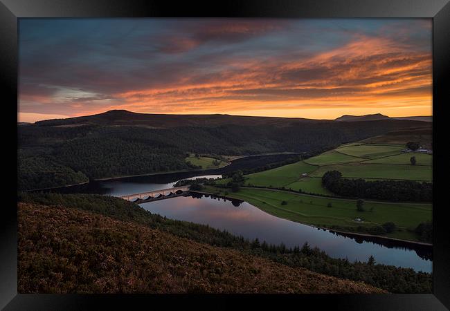  Win Hill and Ladybower Framed Print by James Grant