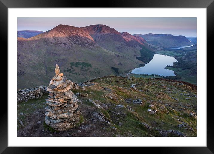  Fleetwith Pike Sunrise Framed Mounted Print by James Grant