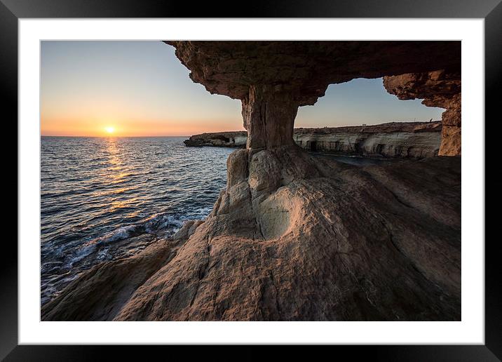  Cape Grecko Arch Framed Mounted Print by James Grant
