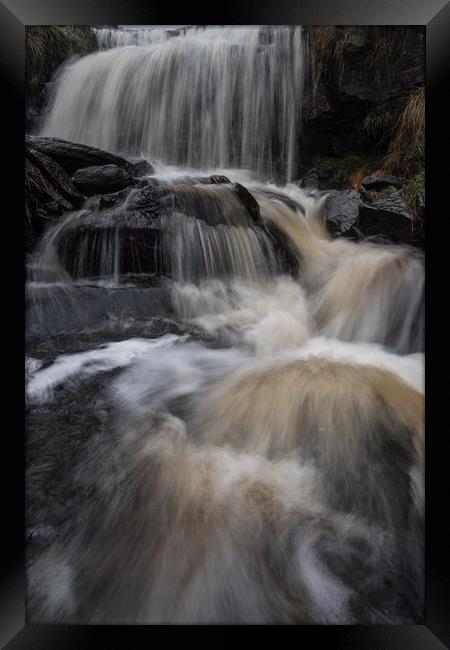 Dean Rocks Waterfall Framed Print by James Grant