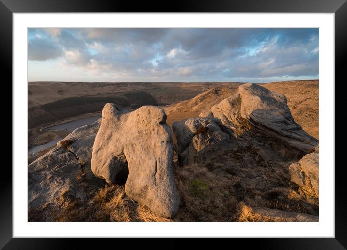 The Tooth Stone - Dean Rocks Framed Mounted Print by James Grant
