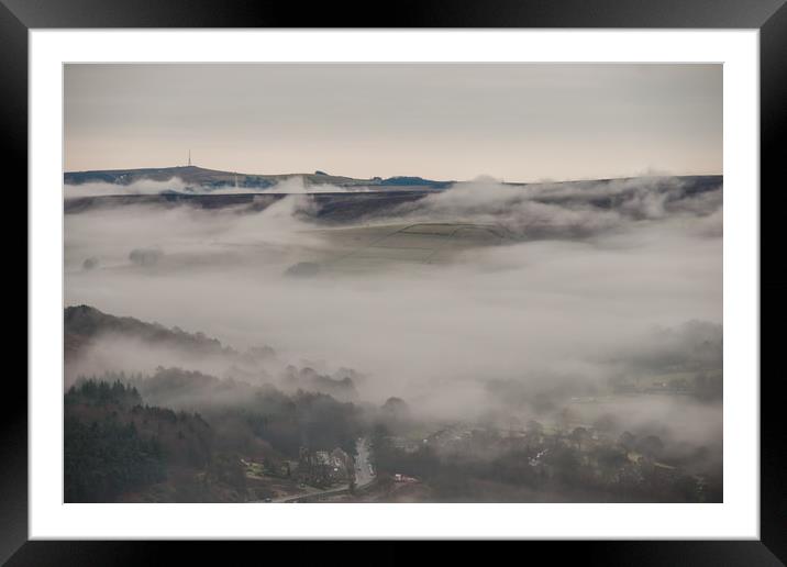 Lead Hill Over Bamford Framed Mounted Print by James Grant