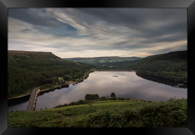 Ladybower Mirror Reflections Framed Print by James Grant