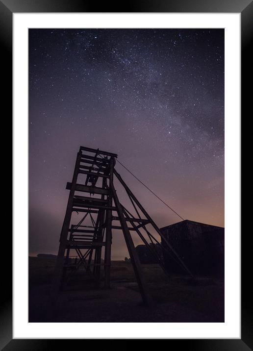 Magpie Mine Milky Way Framed Mounted Print by James Grant