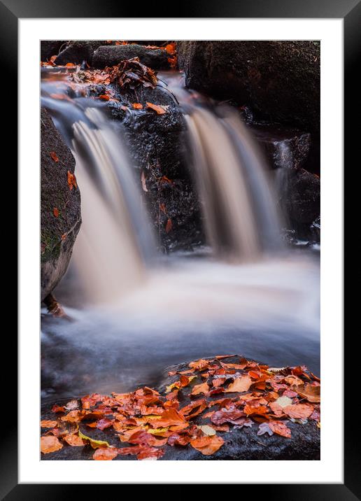 Padley Gorge Framed Mounted Print by James Grant