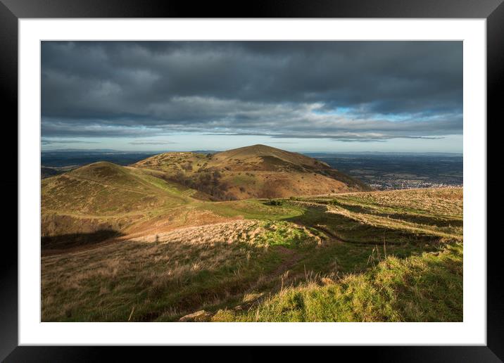 Worcestershire Beacon - Malverns Framed Mounted Print by James Grant