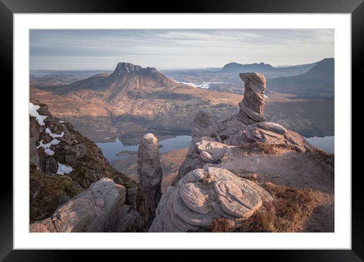 Sgorr Tuath - Framed Mounted Print by James Grant