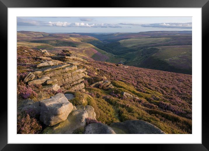 Crow Stones Edge  Framed Mounted Print by James Grant