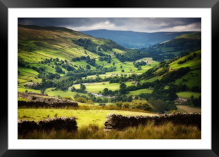 The Yorkshire Dales Framed Mounted Print by Paul Davis