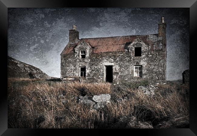 The Abandoned Croft Framed Print by Paul Davis