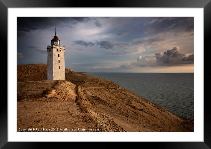The Lighthouse Framed Mounted Print by Paul Davis
