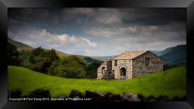 The Barn Framed Print by Paul Davis