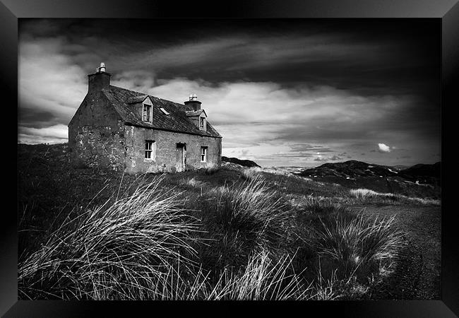 Abandoned Cottage Framed Print by Paul Davis