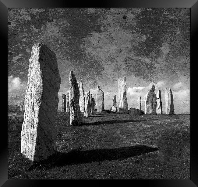 Standing stones Framed Print by Paul Davis