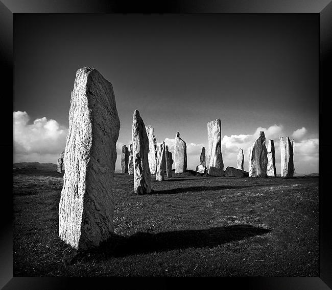 Callanish Standing Stones Framed Print by Paul Davis